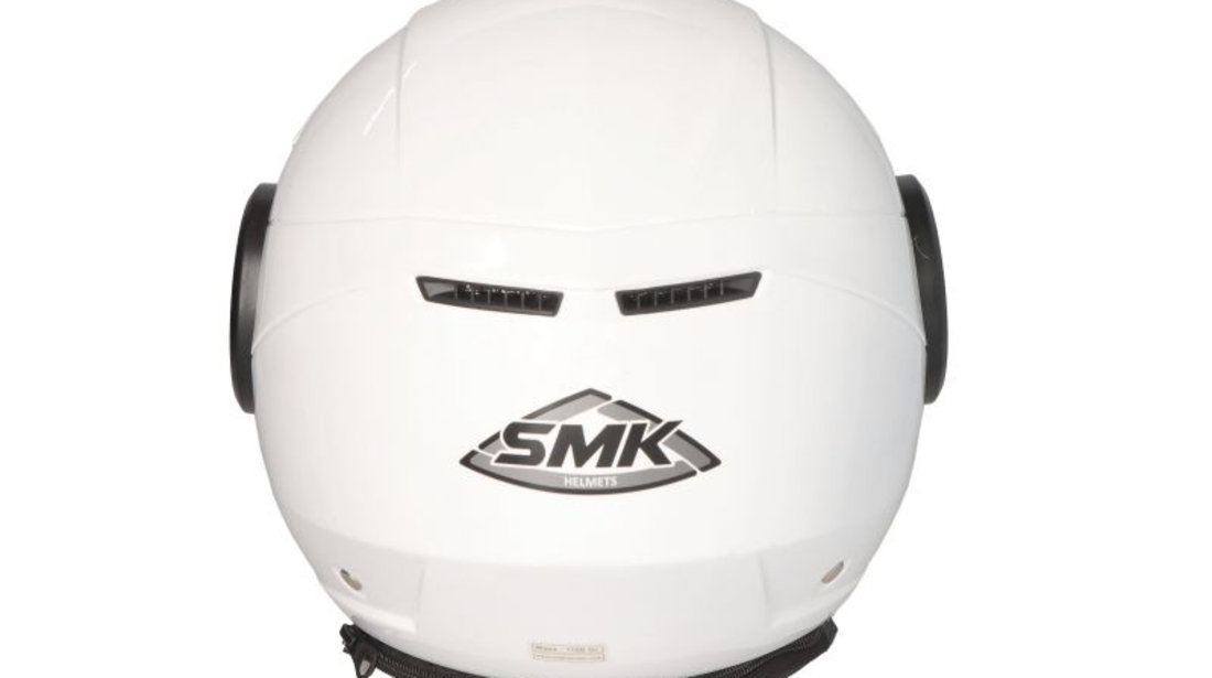 Casca Moto Smk Streem White Gl100 Marimea Xs SMK0111/18/GL100/XS