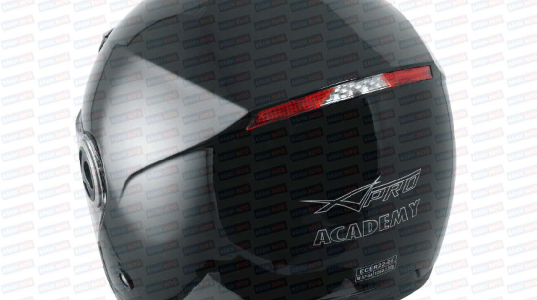 CASCA MOTOCICLETA / SCUTER / ATV OPEN-FACE A-PRO MODEL ACADEMY CASCO JET M ⭐⭐⭐⭐⭐