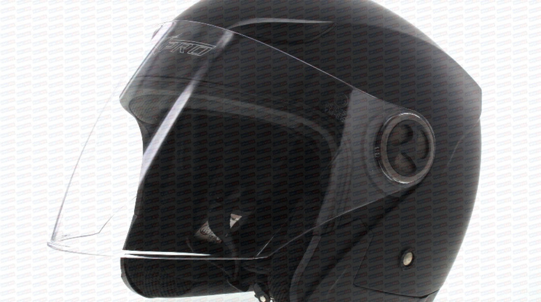 CASCA MOTOCICLETA / SCUTER / ATV OPEN-FACE A-PRO MODEL ACADEMY CASCO JET XL ⭐⭐⭐⭐⭐