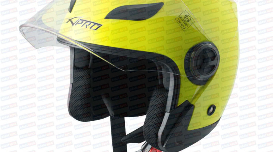 CASCA MOTOCICLETA / SCUTER / ATV OPEN-FACE A-PRO MODEL ACADEMY CASCO JET XS ⭐⭐⭐⭐⭐