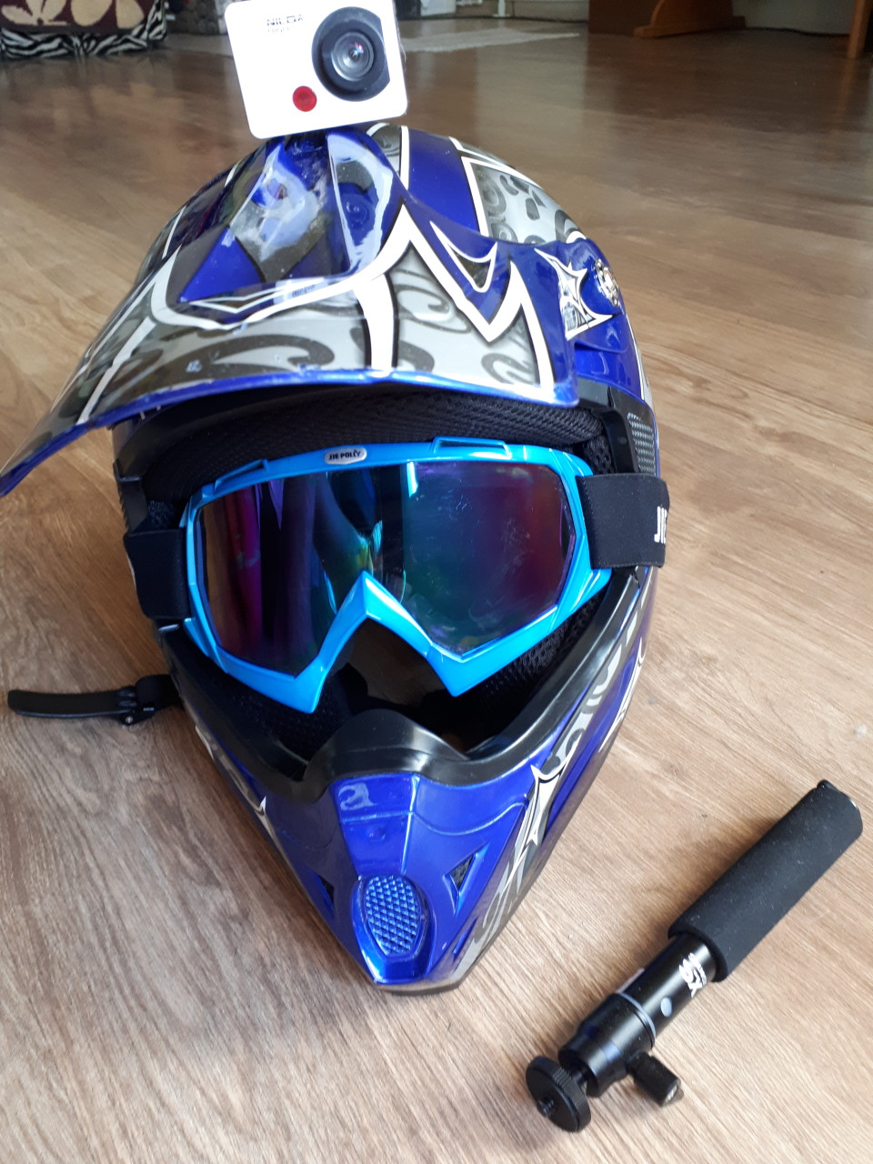 Casca profi ochelari camera go pro