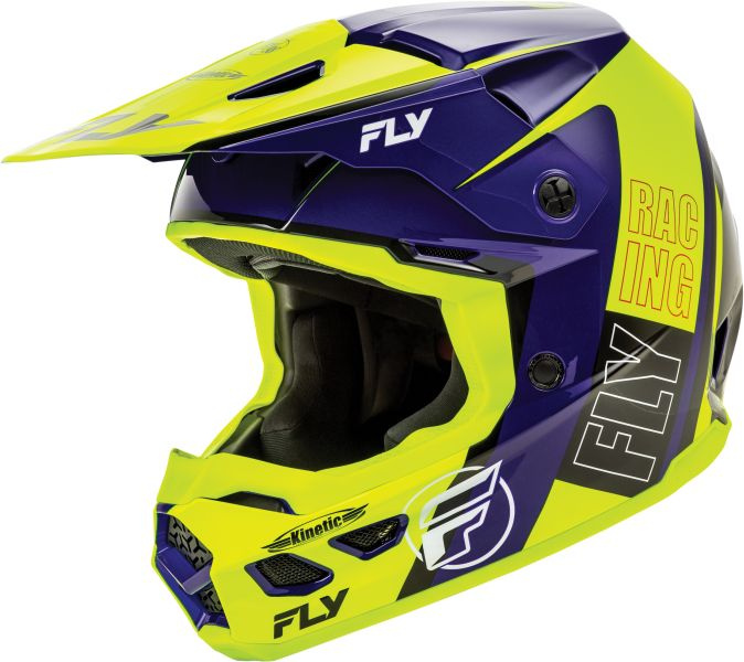 Casca Unisex Moto Fly Enduro Kinetic Negru / Albastru Marimea XL FLY 73-8661X