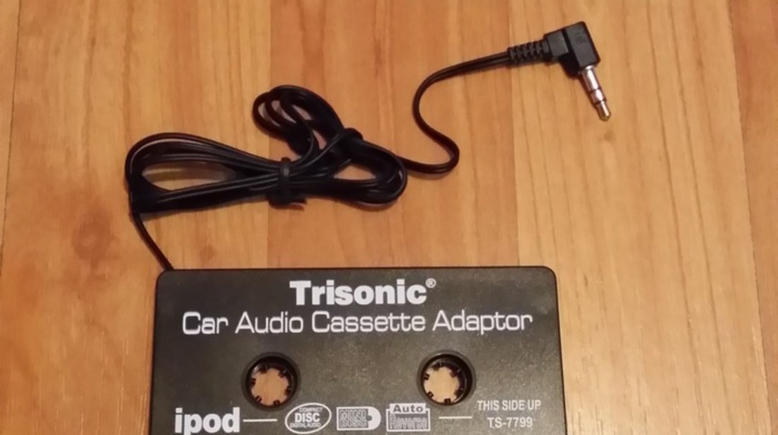 Caseta adaptoare auto cu mufa jack pentru casetofon mp3