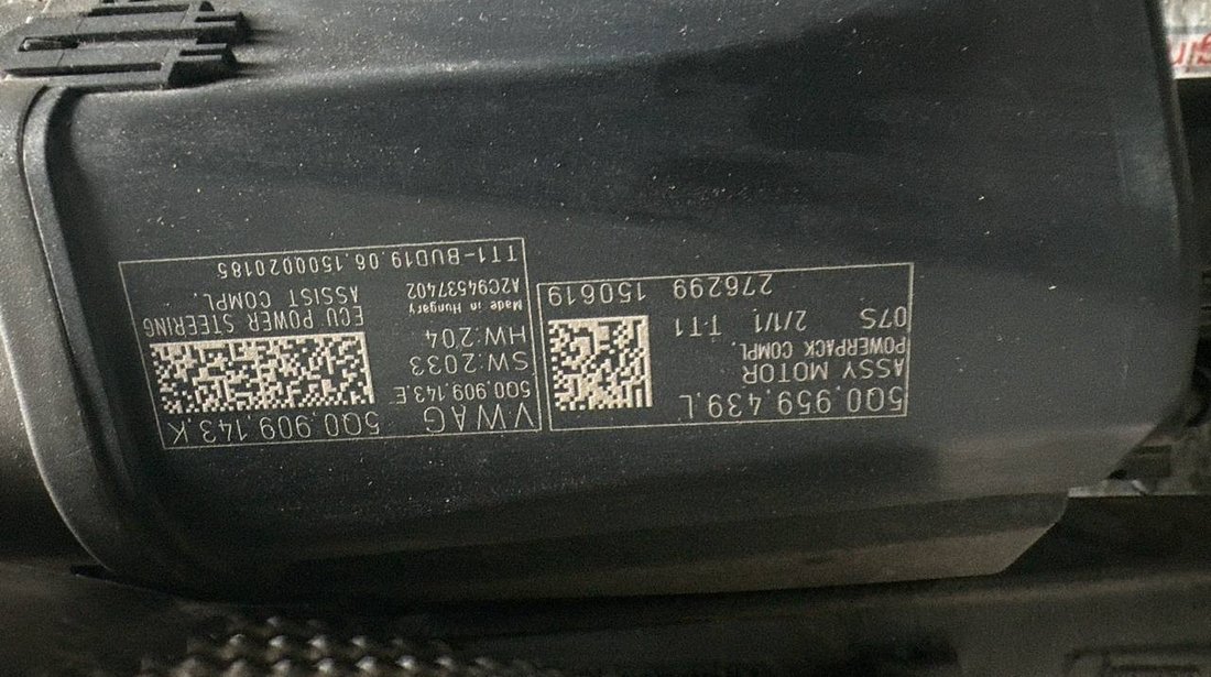 Caseta de directie electrica 5Q0909143K VW Passat B8 Variant (3G5, CB5) 1.4 GTE Hybrid 218 cai