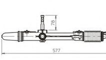 Caseta directie CITROEN SAXO (S0, S1) (1996 - 2004...