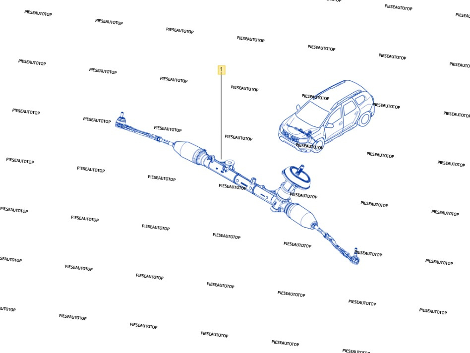 Caseta directie Dacia Duster 2 2018-2024 NOUA 480101836R 490010810R 480104213R 490014281R