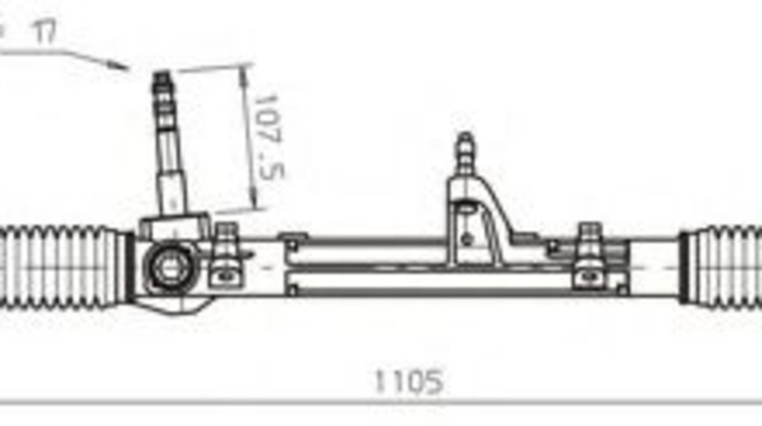 Caseta directie FIAT BRAVA (182) (1995 - 2003) GENERAL RICAMBI FI4101 piesa NOUA