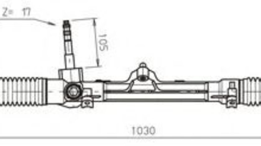 Caseta directie FIAT PUNTO (176) (1993 - 1999) GENERAL RICAMBI FI4112 piesa NOUA