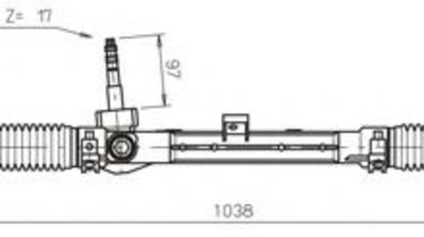 Caseta directie FIAT PUNTO (188) (1999 - 2016) GENERAL RICAMBI FI4113 piesa NOUA