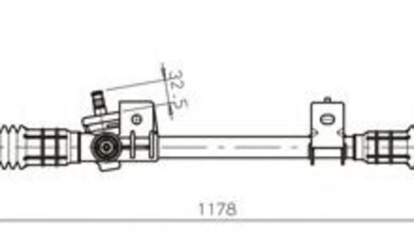 Caseta directie FORD FIESTA IV (JA, JB) (1995 - 2002) GENERAL RICAMBI FO4021 piesa NOUA