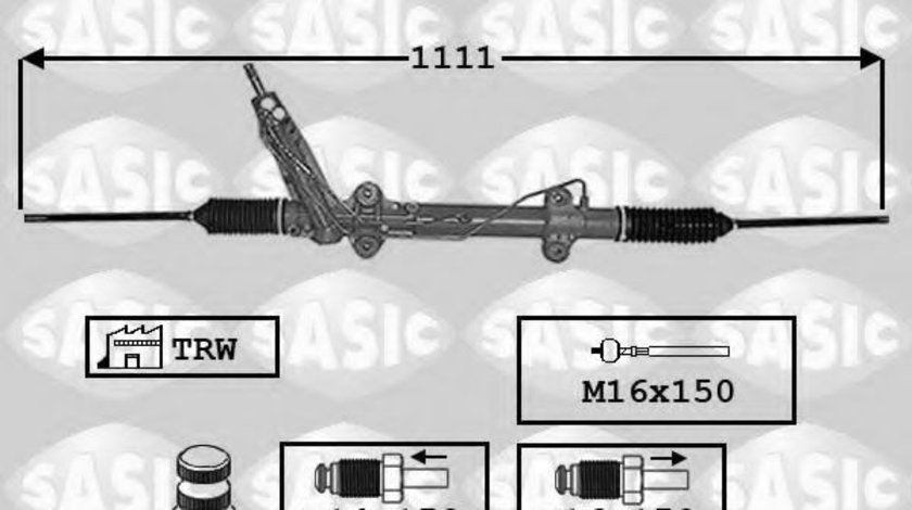 Caseta directie MERCEDES SPRINTER 2-t bus (901, 902) (1995 - 2006) SASIC 7006050 piesa NOUA