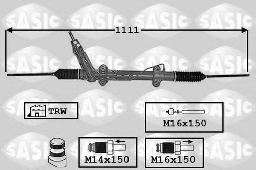Caseta directie VW LT II platou / sasiu (2DC, 2DF, 2DG, 2DL, 2DM) (1996 - 2006) SASIC 7006050 piesa ...