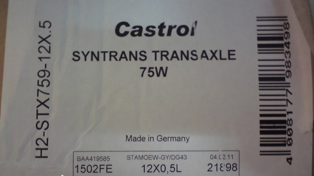 Castrol Magnatec Diesel 5w40 Dpf * Import Germania *
