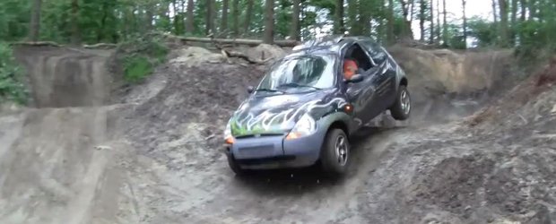 Cat de multe poate sa indure un Ford Ka pe traseu de off-road?