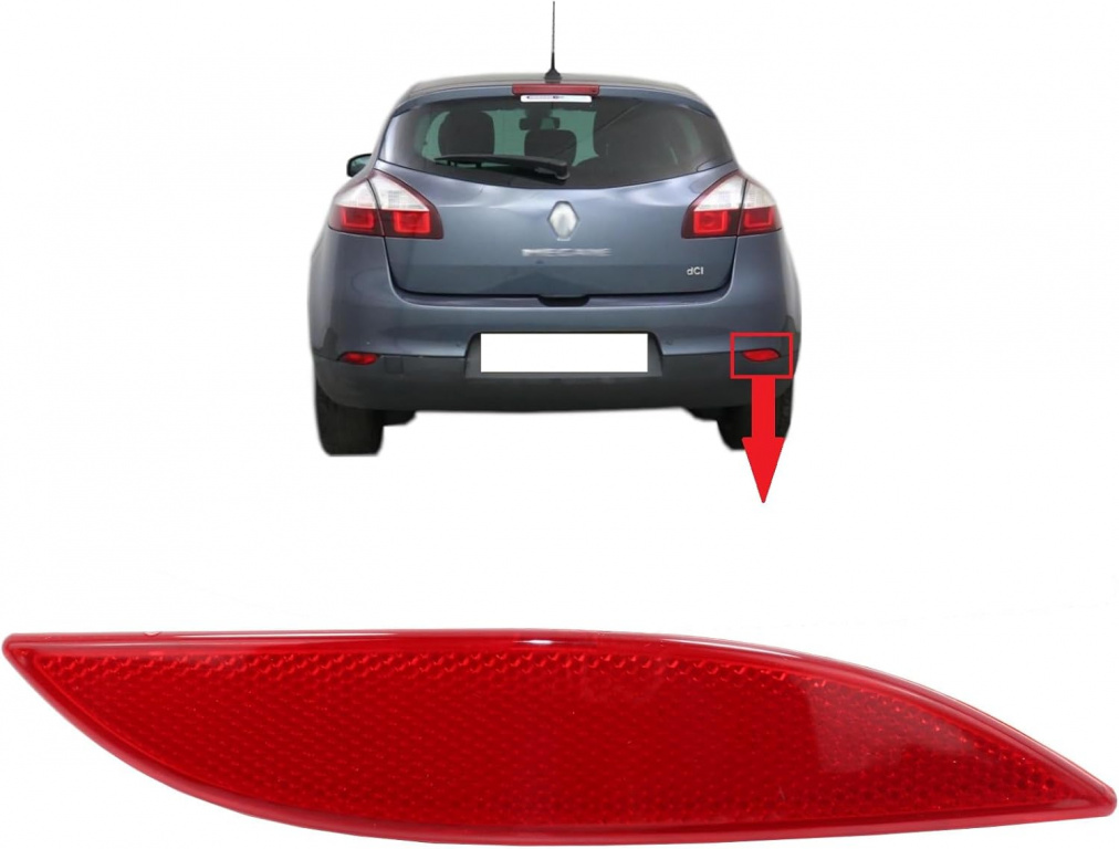 Catadioptru Bara Spate Dreapta Am Renault Megane 3 2010→ 265600004R 8705