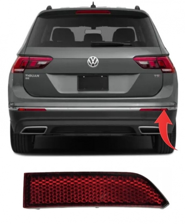 Catadioptru Bara Spate Dreapta Exterior Am Volkswagen Tiguan 2 2016→ 5NA945104A 9151