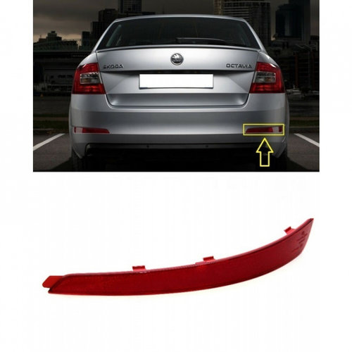 Catadioptru Bara Spate Dreapta Oe Skoda Octavia 3 2011→ Sedan 5E5945106