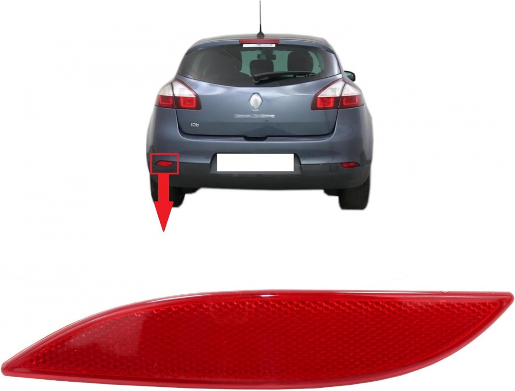 Catadioptru Bara Spate Stanga Am Renault Megane 3 2008-2016 265650004R 8704