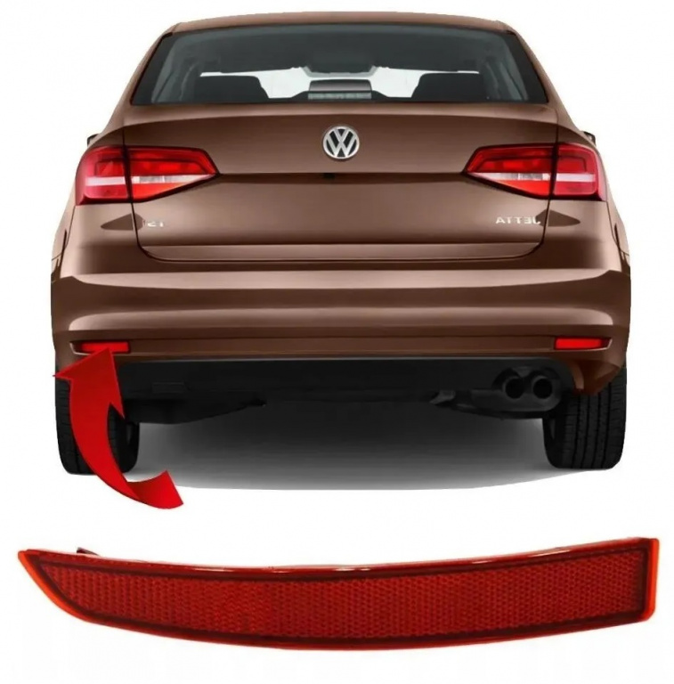 Catadioptru Bara Spate Stanga Am Volkswagen Jetta 4 2015-2018 5C6945105B 9125