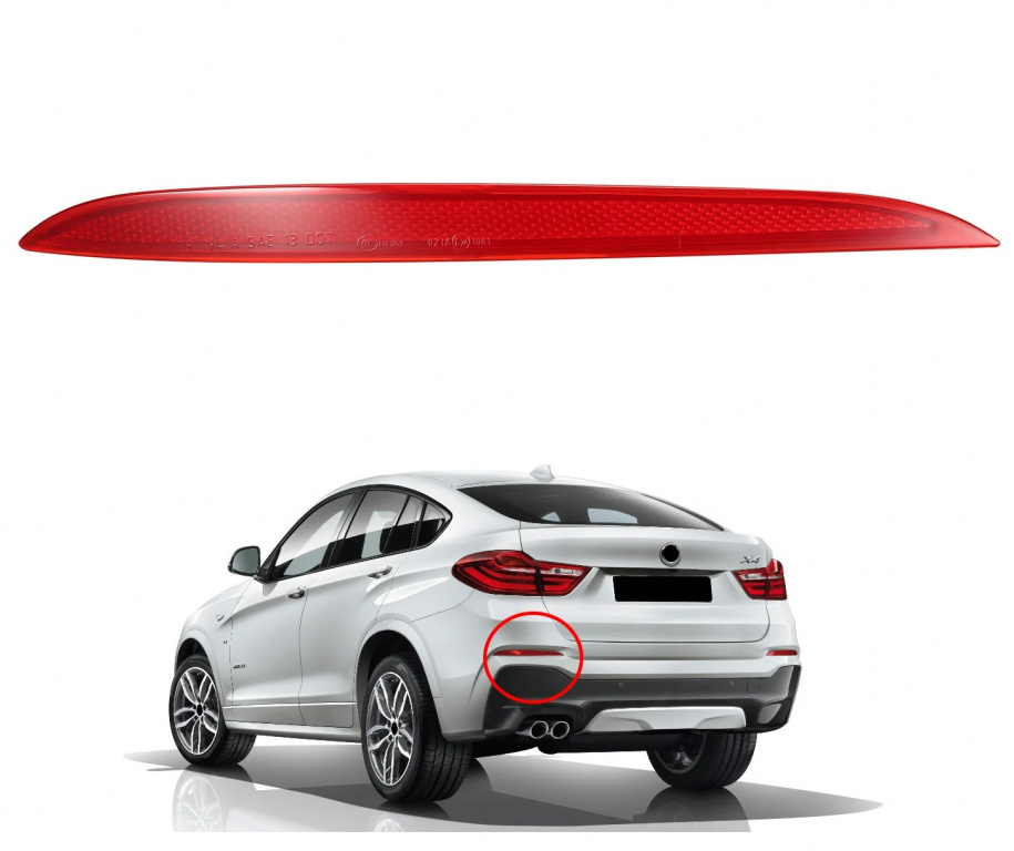 Catadioptru Bara Spate Stanga Oe Bmw X4 F26 2013-2018 63147338807