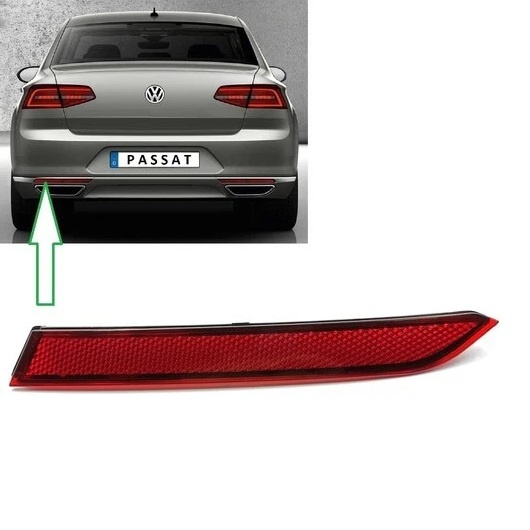 Catadioptru Bara Spate Stanga Spre Exterior Am Volkswagen Passat B8 2014-2019 Sedan 3G0945105A