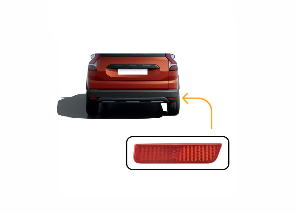 Catadioptru dreapta bara spate Dacia Jogger 2022-2023 NOU OE