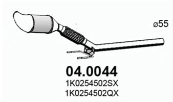 Catalizator Asso Audi 04.0044