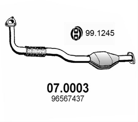 Catalizator Asso Chevrolet 07.0003