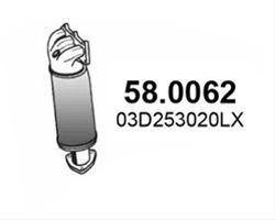 Catalizator Asso Skoda 58.0062