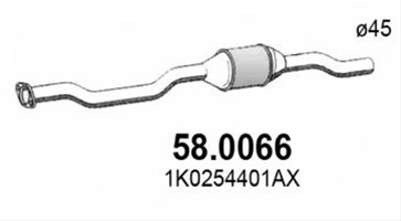 Catalizator Asso Vw 58.0066