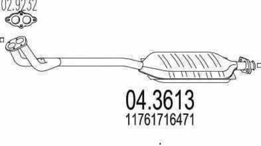 Catalizator BMW 3 E30 JMJ JMJ1080085