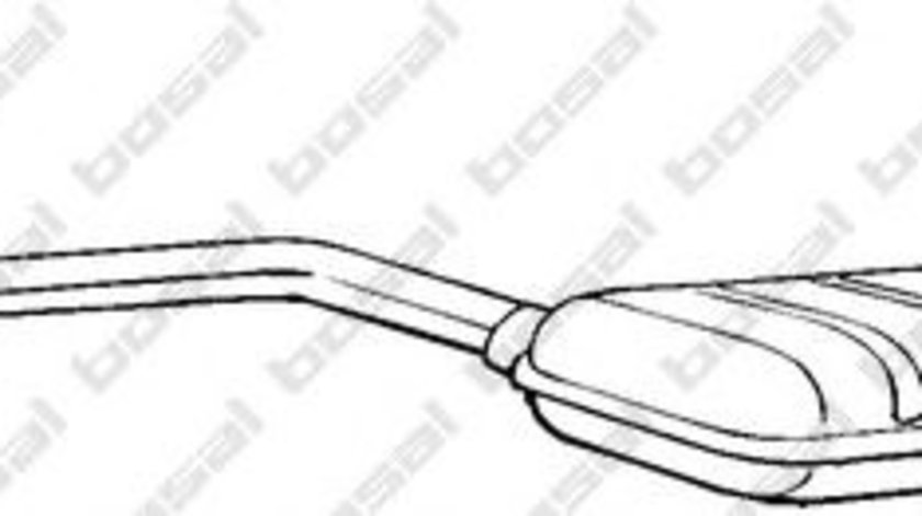 Catalizator BMW Seria 3 (E36) (1990 - 1998) BOSAL 099-117 piesa NOUA