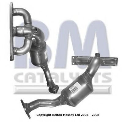 Catalizator BMW Seria 7 (E65, E66, E67) (2001 - 2009) BM CATALYSTS BM91351H piesa NOUA