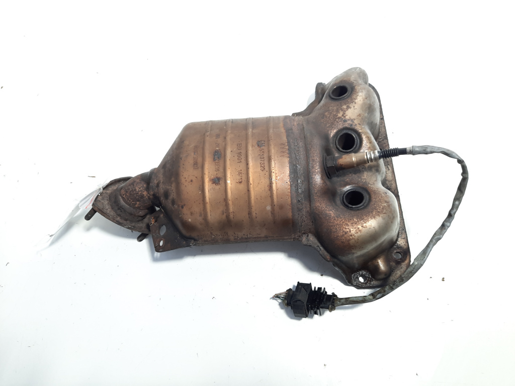 Catalizator, cod GM55597325, Opel Corsa E, 1.4 benz, B14XEL (id:565759)