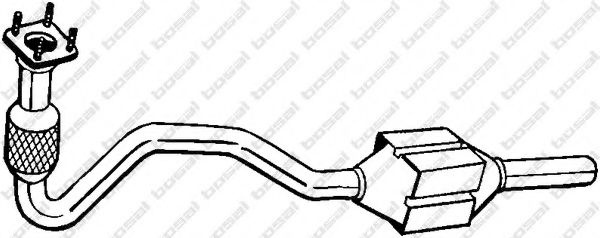 Catalizator FORD TRANSIT caroserie (FA) (2000 - 2006) BOSAL 099-947 piesa NOUA