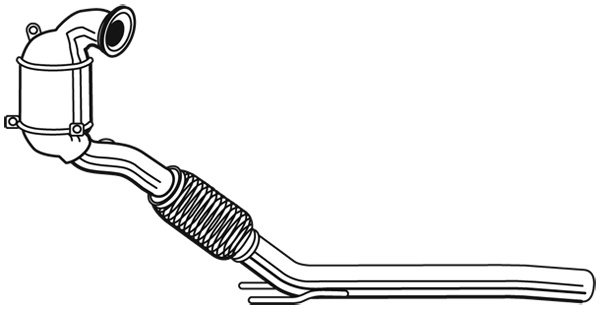 Catalizator nou Audi A3 8VK, VW Golf 7 VII, Seat Leon,Skoda Octavia III