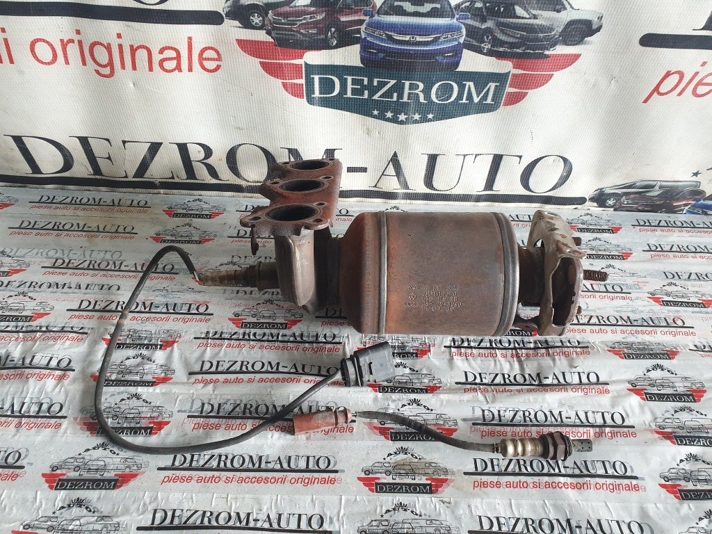 Catalizator original + sonde VW Fox 1.2i 54 cai motor BMD cod piesa : 03D131701G