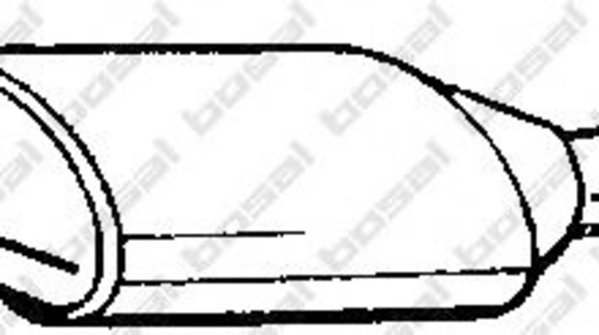 Catalizator PEUGEOT 306 Hatchback (7A, 7C, N3, N5) (1993 - 2003) BOSAL 099-521 piesa NOUA