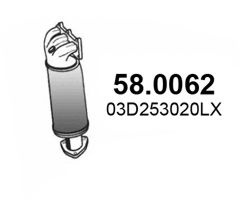 Catalizator SEAT IBIZA IV (6L1) (2002 - 2009) ASSO 58.0062 piesa NOUA