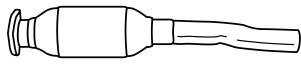 Catalizator SEAT LEON (1M1) (1999 - 2006) QWP WEX1001 piesa NOUA