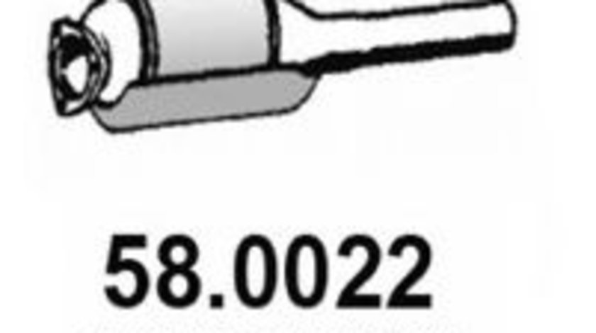 Catalizator SKODA OCTAVIA I (1U2) (1996 - 2010) ASSO 58.0022 piesa NOUA