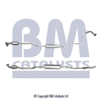 Catalizator spate (BM91576H BM CATALYSTS) TOYOTA
