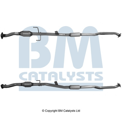 Catalizator spate (BM91911H BM CATALYSTS) TOYOTA