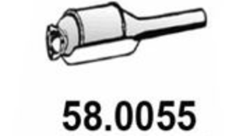 Catalizator VW BORA Combi (1J6) (1999 - 2005) ASSO 58.0055 piesa NOUA