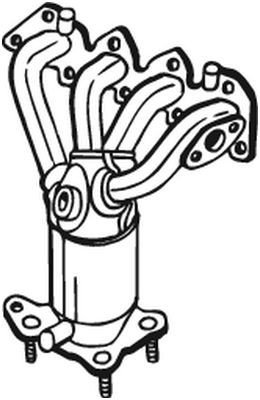 Catalizator VW GOLF IV Variant (1J5) (1999 - 2006) BOSAL 099-046 piesa NOUA