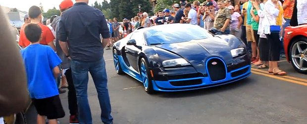 Cativa soferi de Bugatti Veyron se distreaza pe drumurile publice la 370 km/h