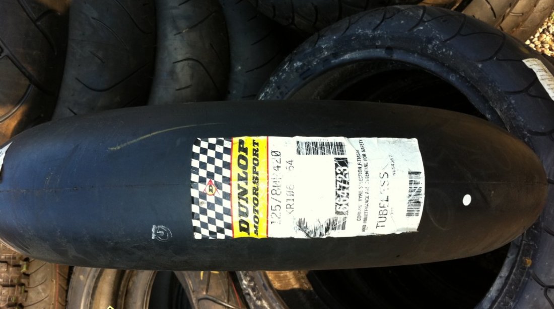 Cauciuc 125/80/420 dunlop nou