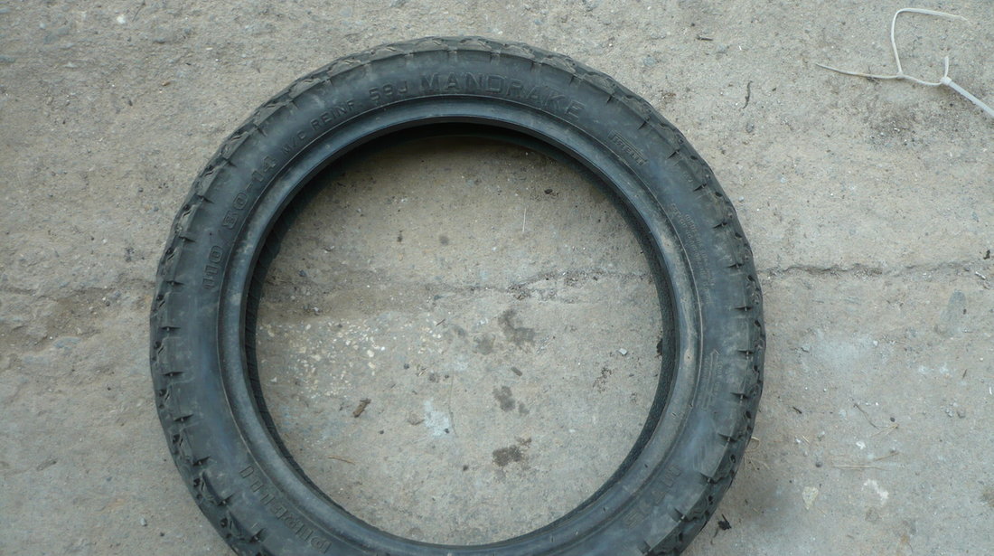 Cauciuc,Cauciucuri  Pirelli  110 80 14 M/C