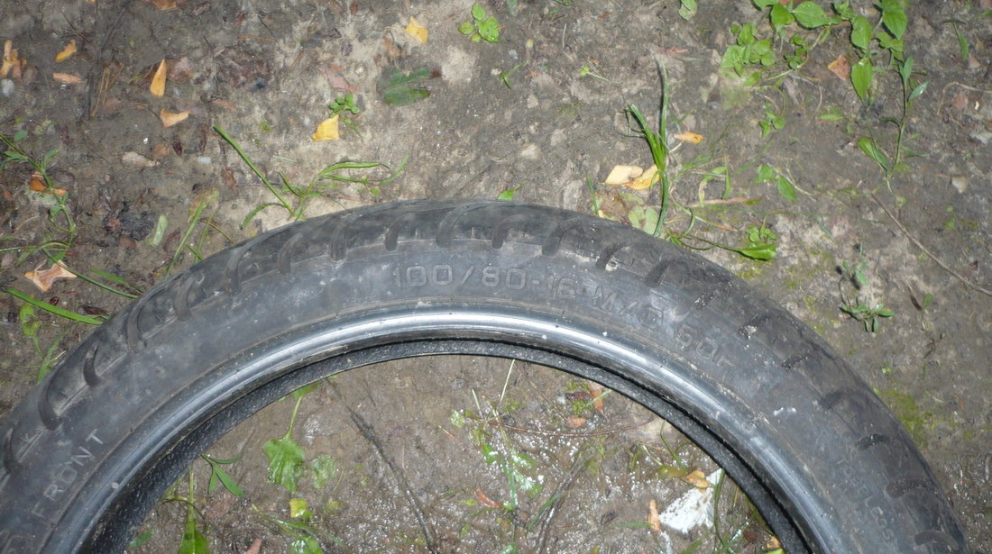 Cauciuc,Cauciucuri Pirelli ST 66 100 80 16 M/C