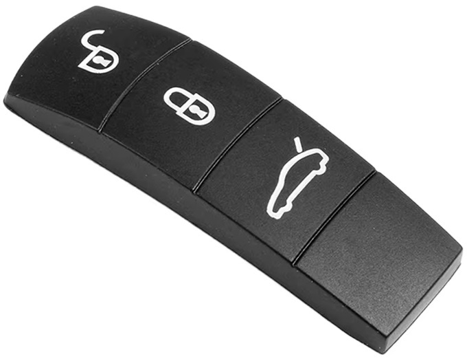 Cauciuc Cheie Porsche Panamera 970 2010-2017 3 Butoane 8033-B